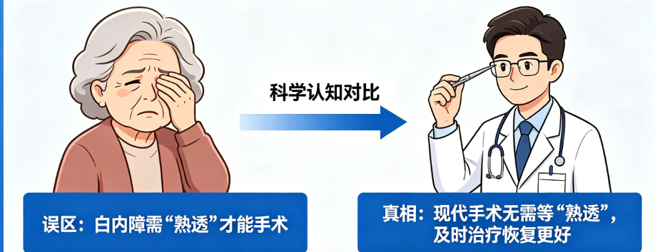 白内障要等“熟透”再做？你身边一定还有人信这个误区