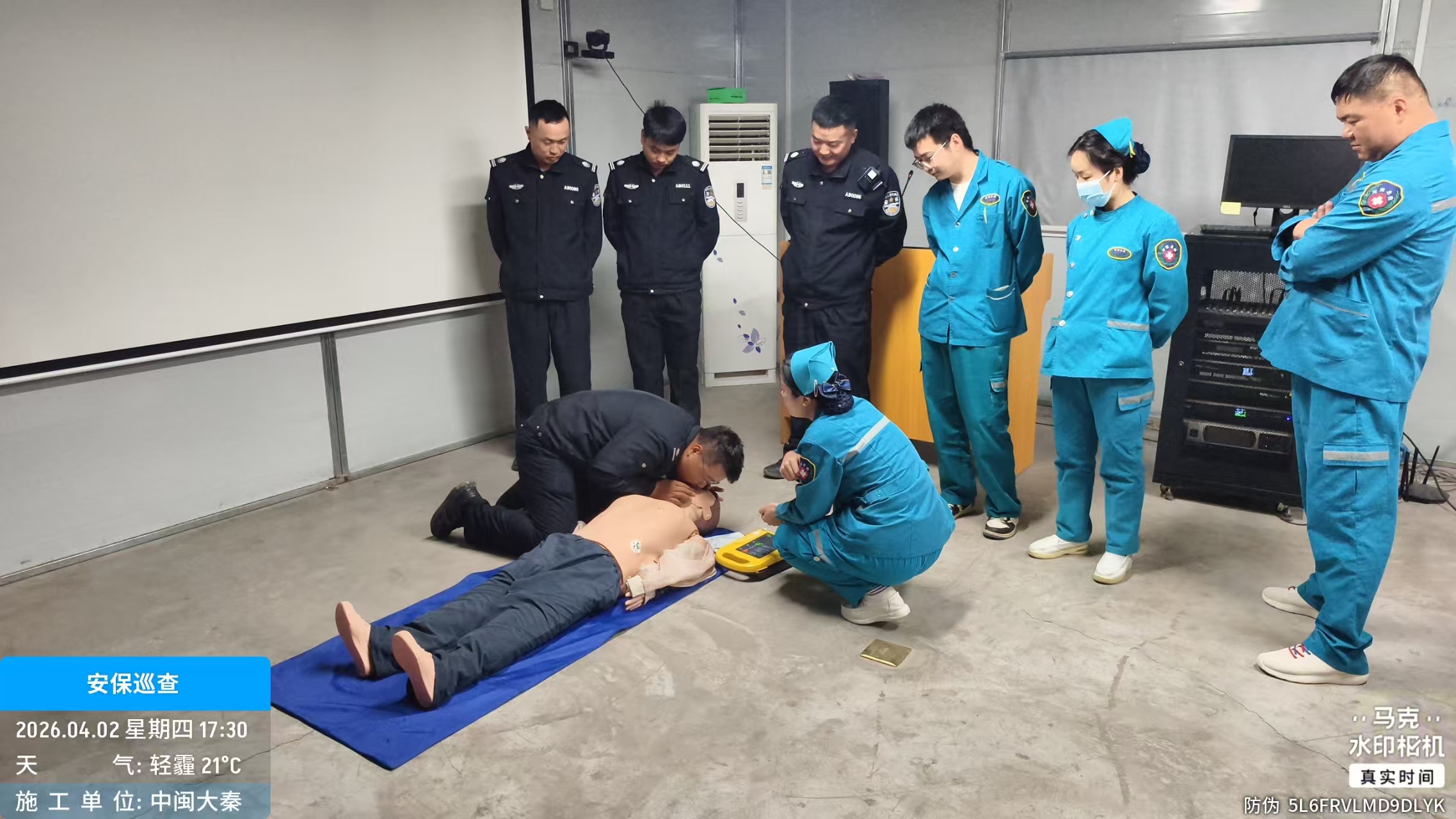 “救”在身边｜洛阳思亲医院急诊科走进中闽大秦项目部开展CPR与AED专项培训