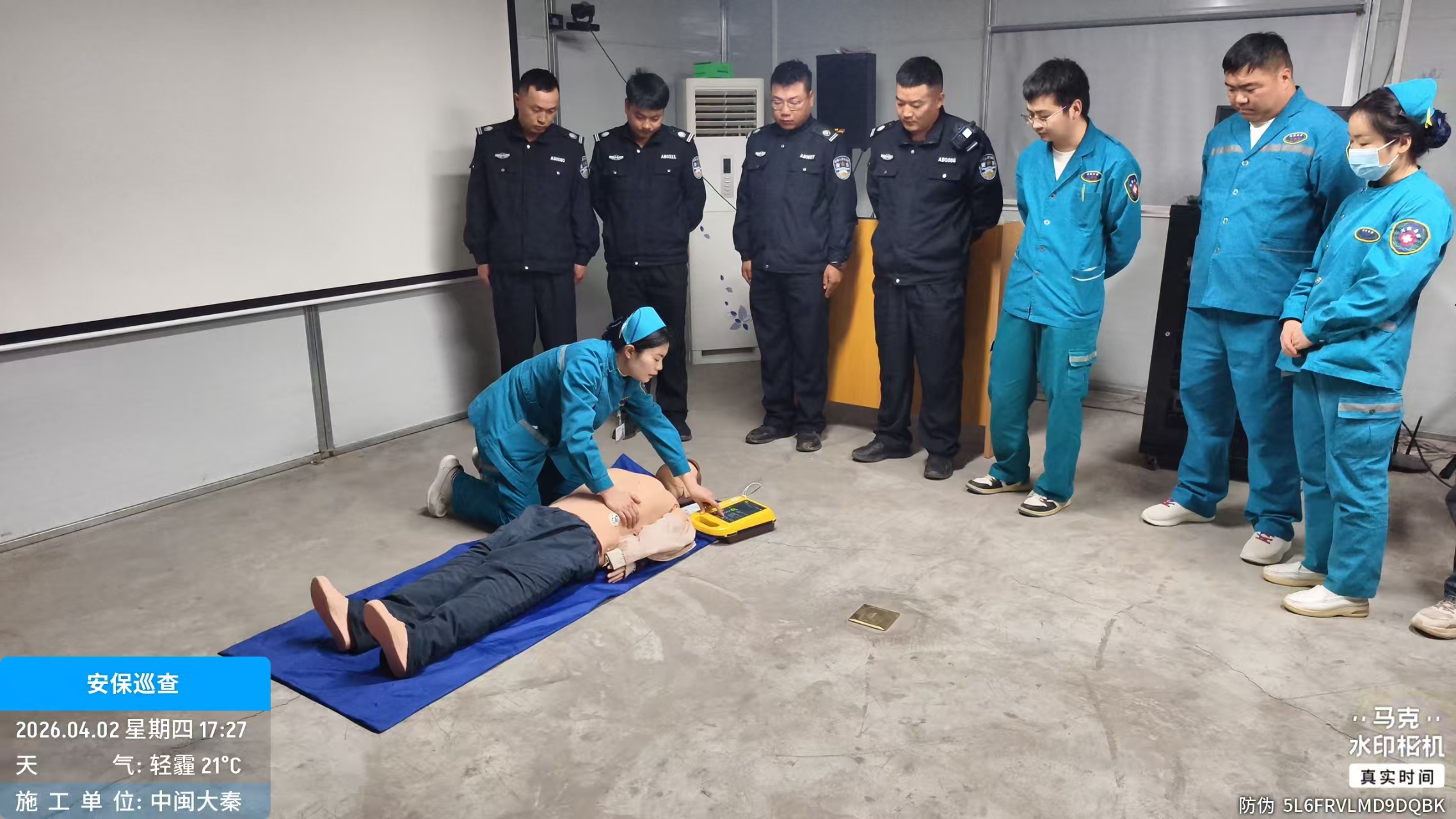 “救”在身边｜洛阳思亲医院急诊科走进中闽大秦项目部开展CPR与AED专项培训