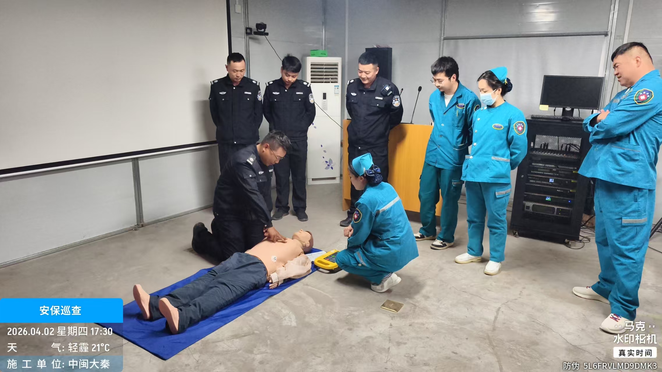 “救”在身边｜洛阳思亲医院急诊科走进中闽大秦项目部开展CPR与AED专项培训