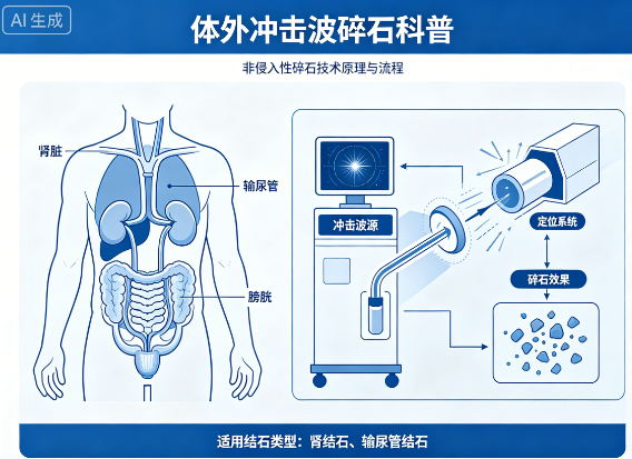体外冲击波碎石——没有伤口也能“击碎”肾结石